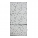 Αναδιπλούμενο Στρώμα Παρκοκρέβατου Tessor Grey Stars