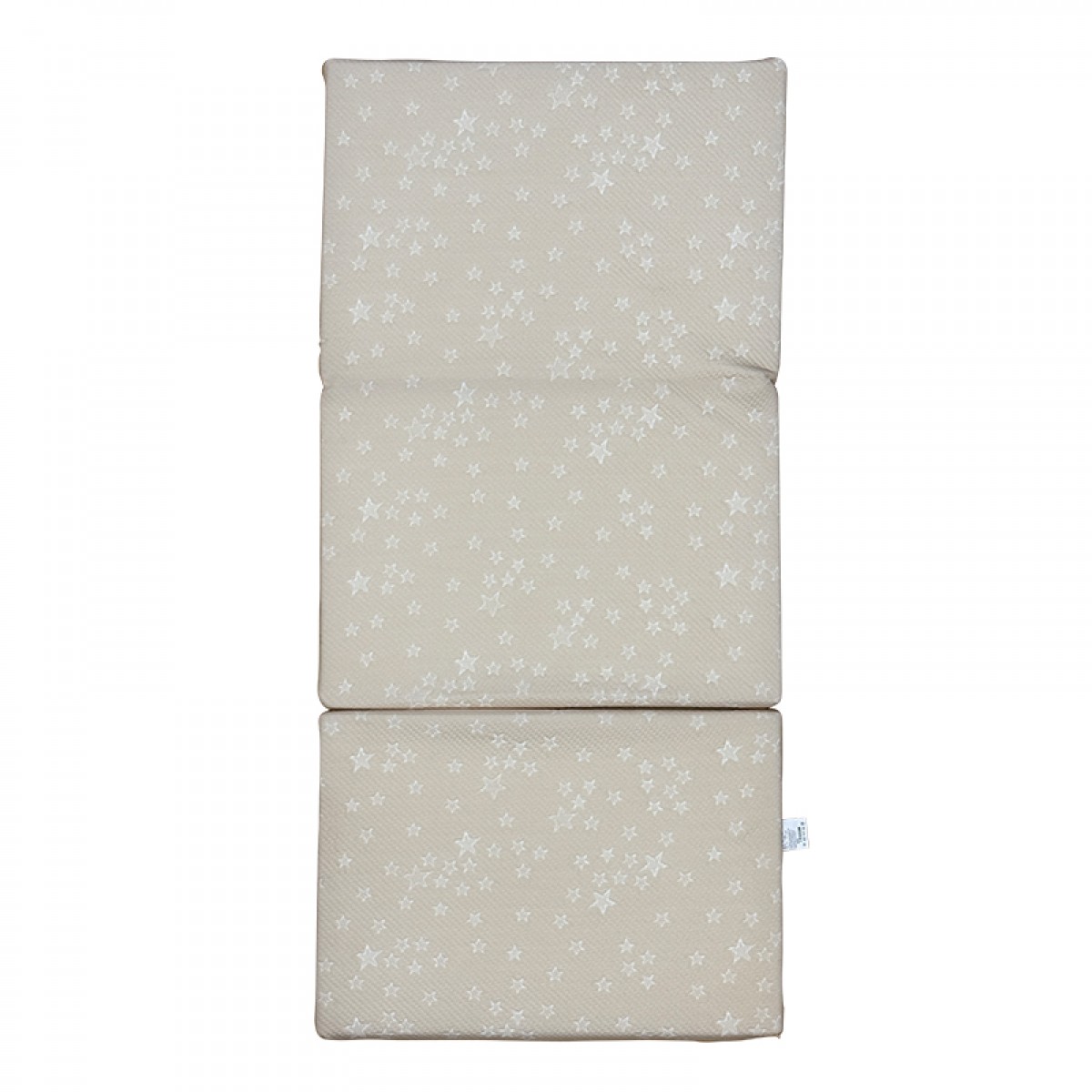 Αναδιπλούμενο Στρώμα Παρκοκρέβατου Tessor Beige Stars