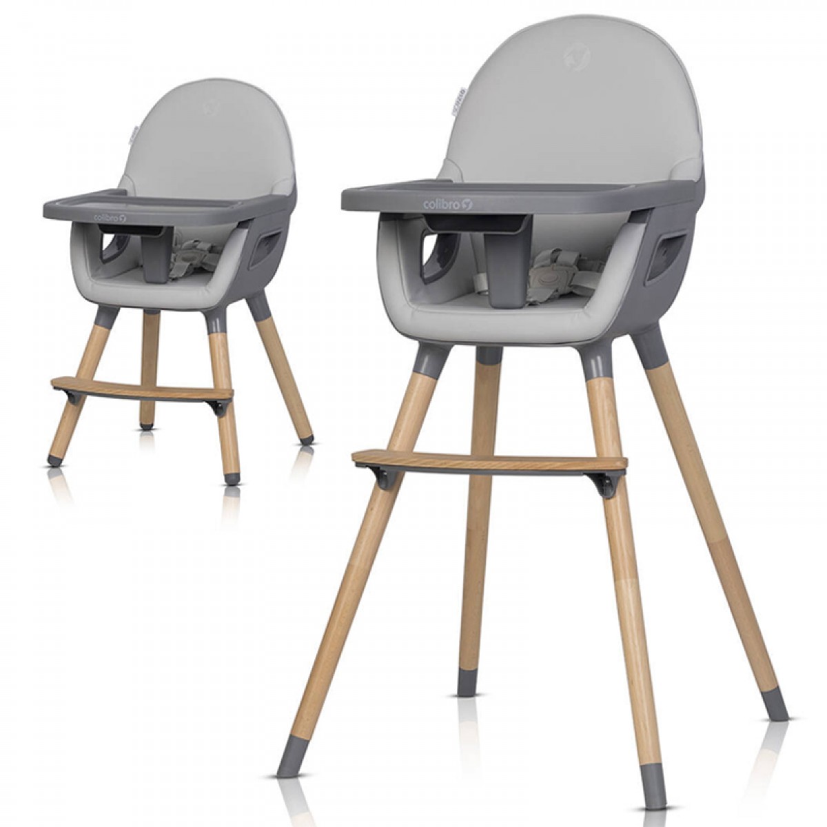 Κάθισμα Φαγητού Colibro Scandi 3in1 Dove