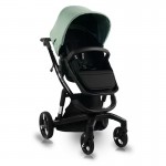 Πολυκαρότσι iBebe iStop 2in1 Black Gloss/Pistachio