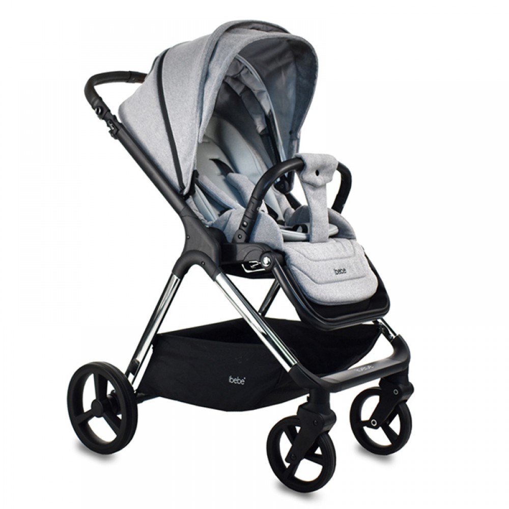 Πολυκαρότσι iBebe Ice 2in1 Chrome/Gray