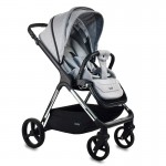 Πολυκαρότσι iBebe Ice 2in1 Chrome/Gray