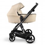 Πολυκαρότσι iBebe iStop&Drive 2in1 Black Gloss/Beige