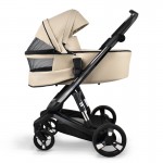 Πολυκαρότσι iBebe iStop&Drive 2in1 Black Gloss/Beige