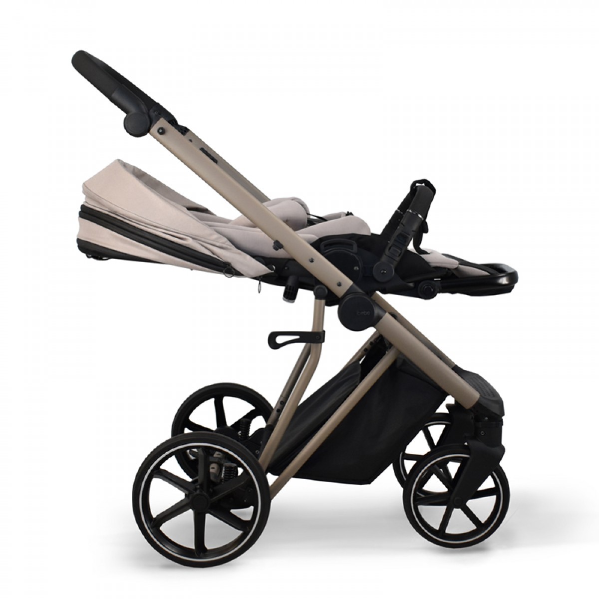 Πολυκαρότσι iBebe Next2 2in1 Beige