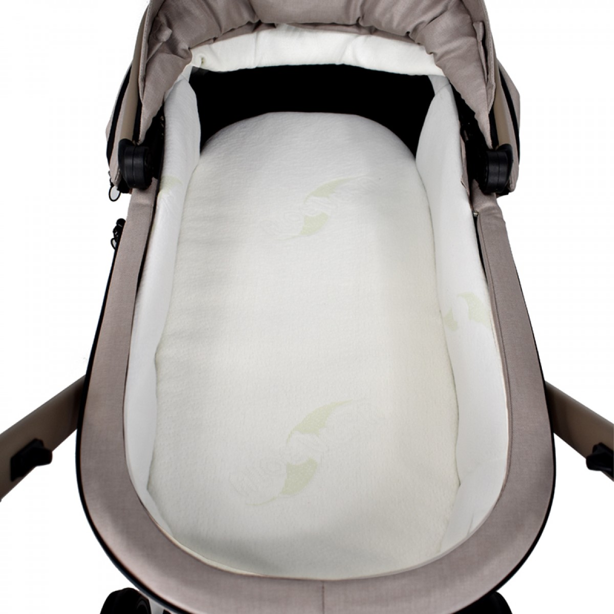 Πολυκαρότσι iBebe Next2 2in1 Beige