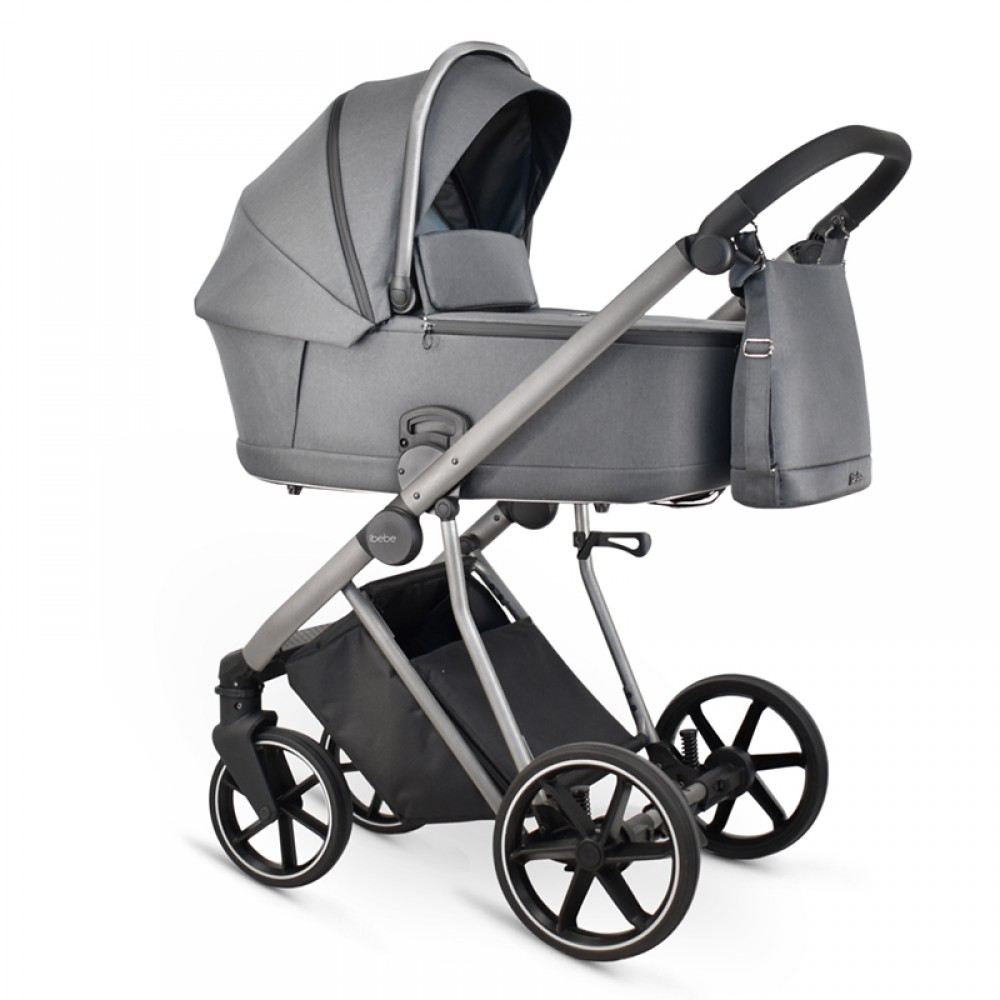 Πολυκαρότσι iBebe Next2 2in1 Grey