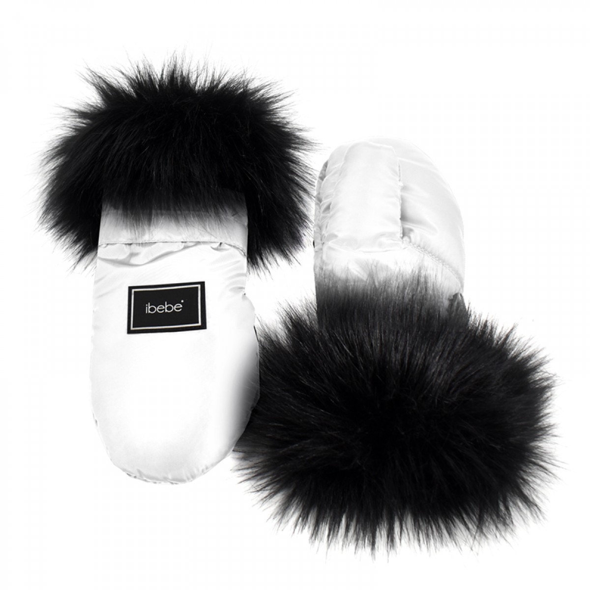 Αδιάβροχα Γάντια Καροτσιού iBebe Thermo White