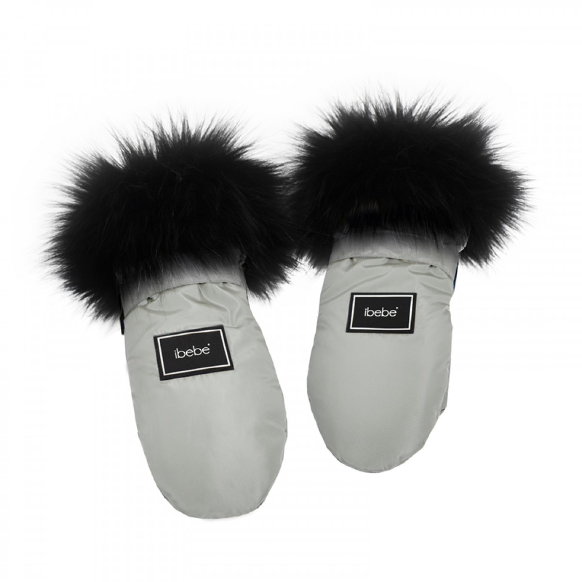 Αδιάβροχα Γάντια Καροτσιού iBebe Thermo Light Grey