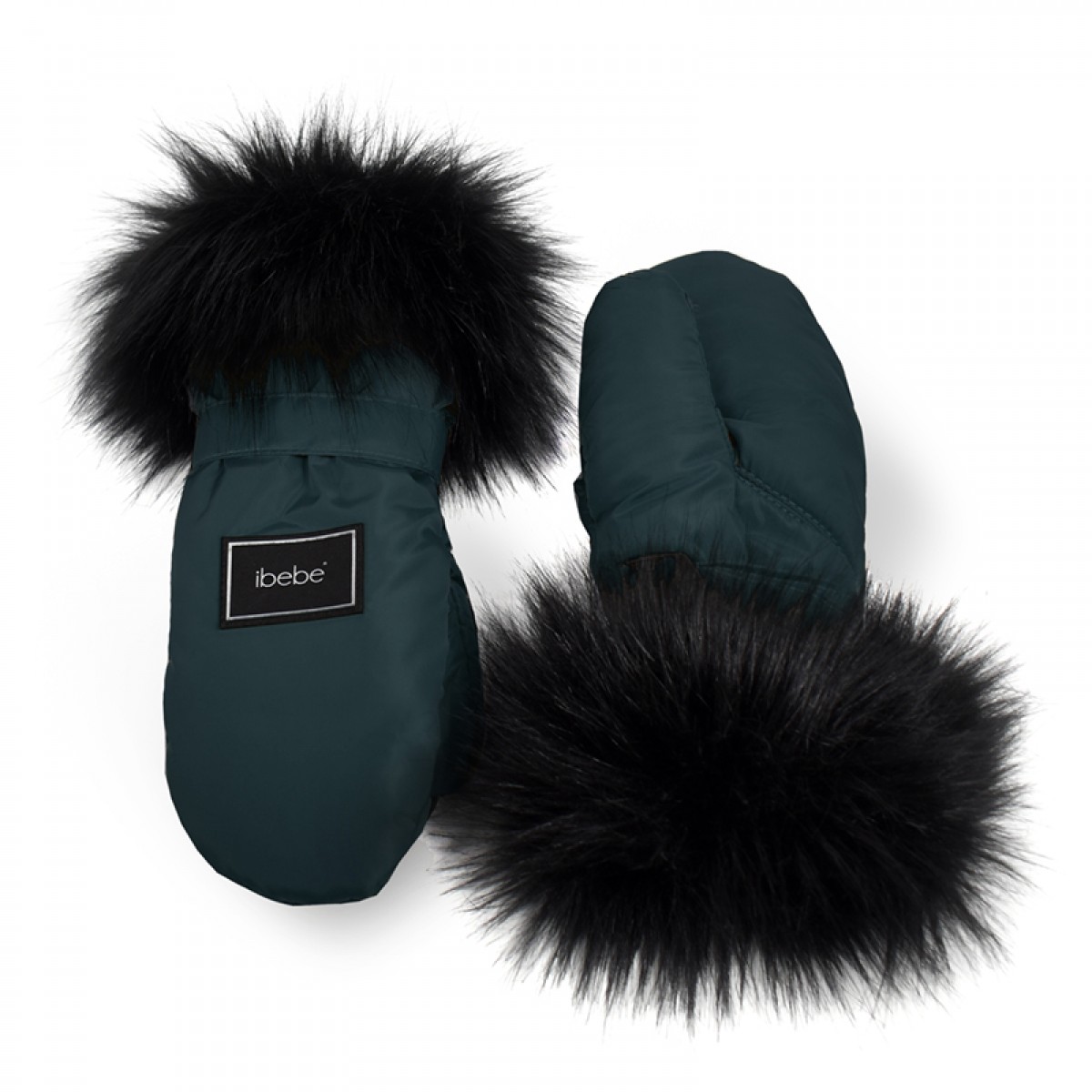 Αδιάβροχα Γάντια Καροτσιού iBebe Thermo Dark Green