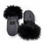 Αδιάβροχα Γάντια Καροτσιού iBebe Thermo Dark Grey