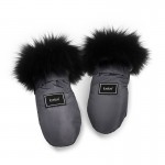 Αδιάβροχα Γάντια Καροτσιού iBebe Thermo Dark Grey