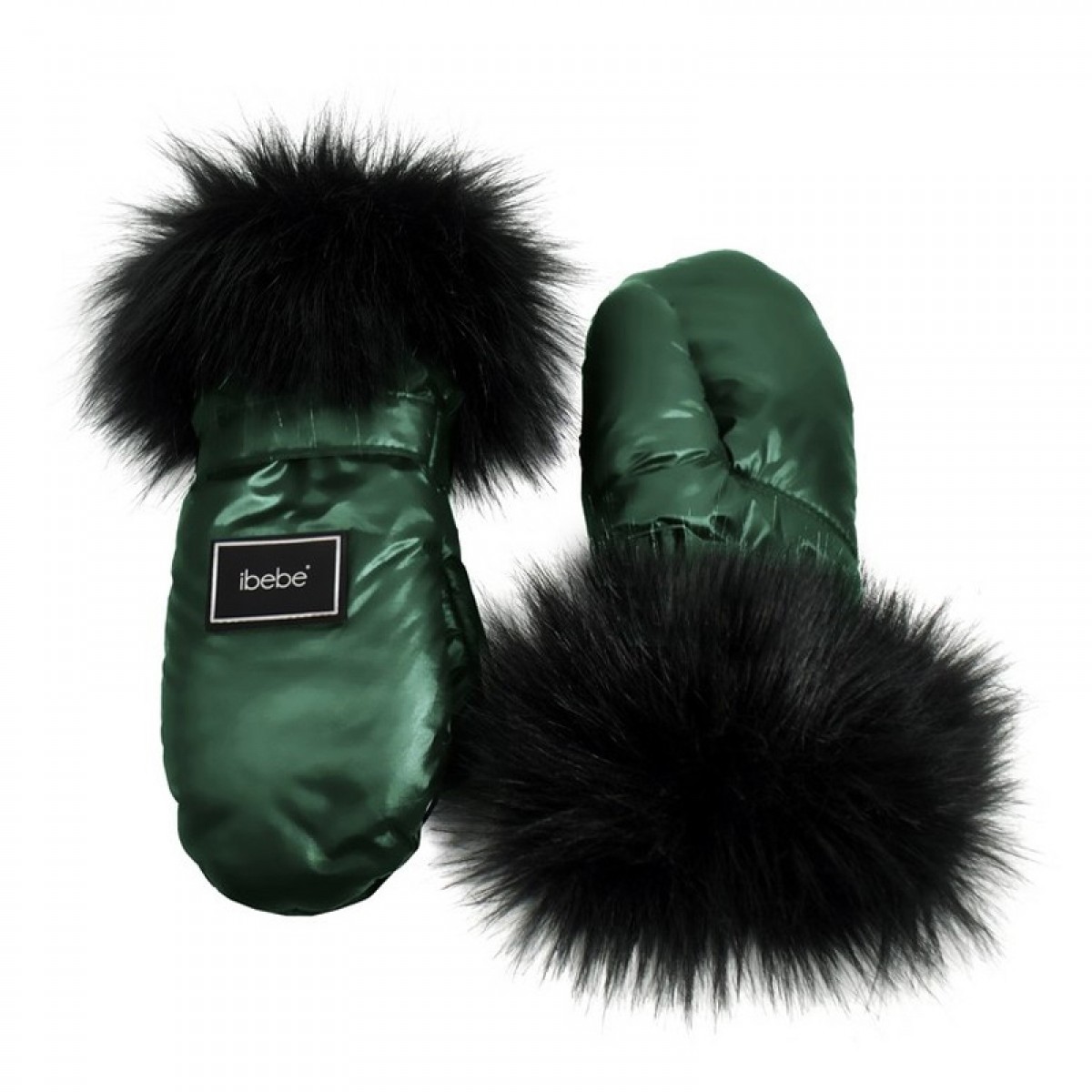 Αδιάβροχα Γάντια Καροτσιού iBebe Thermo Dark Green Gloss