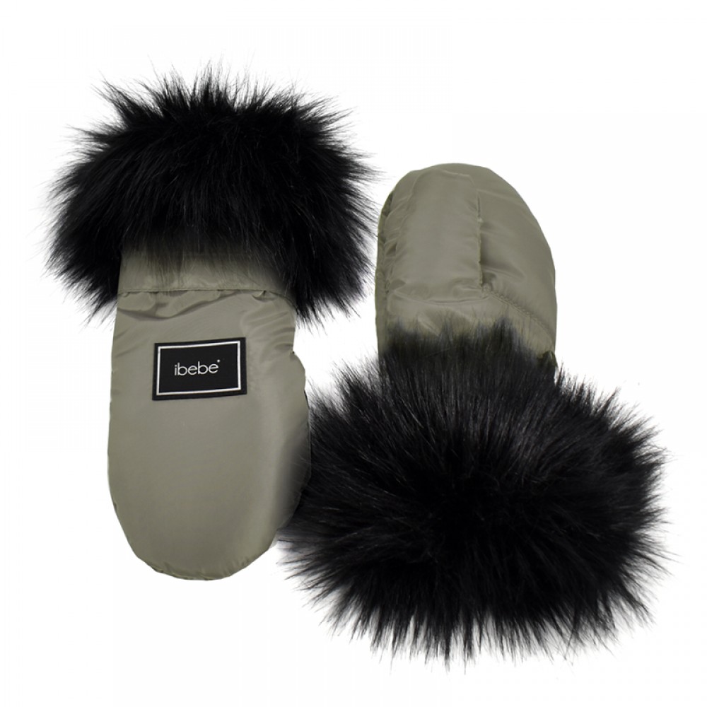 Αδιάβροχα Γάντια Καροτσιού iBebe Thermo Beige