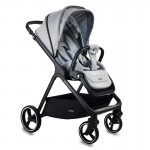 Πολυκαρότσι iBebe Ice 2in1 Black/Gray