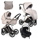 Πολυκαρότσι iBebe Next2 3in1 Beige