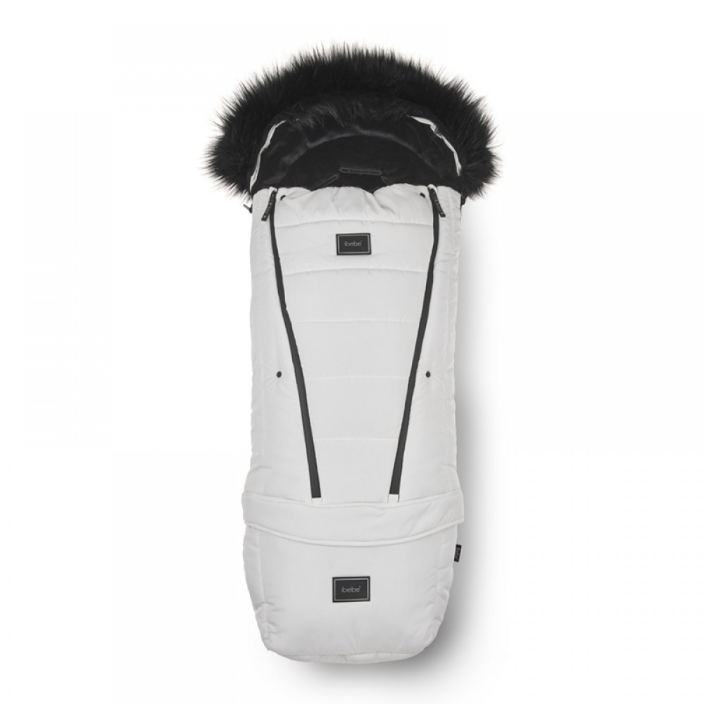 Αδιάβροχoς Ποδόσακος Καροτσιού iBebe Thermo White