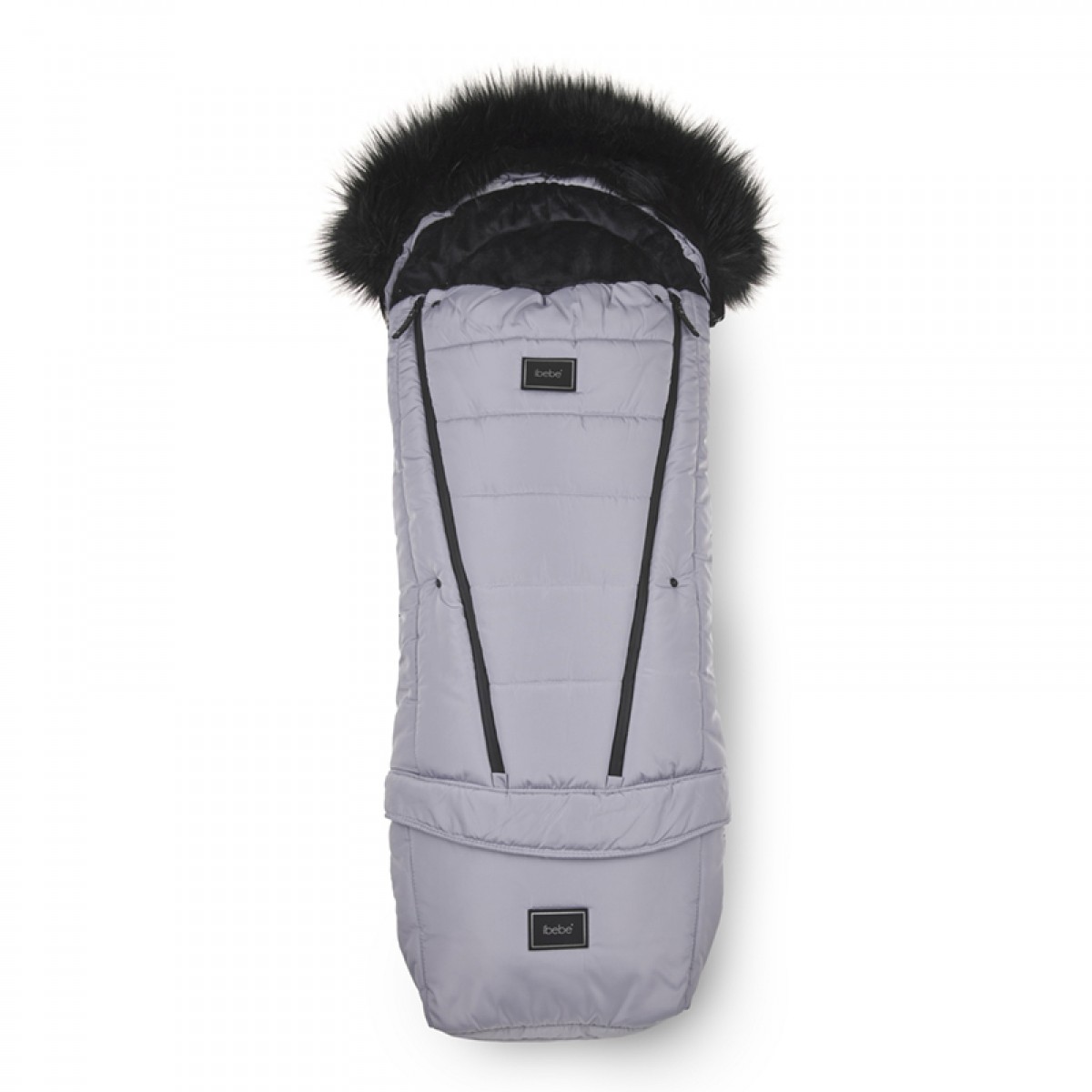 Αδιάβροχoς Ποδόσακος Καροτσιού iBebe Thermo Light Grey