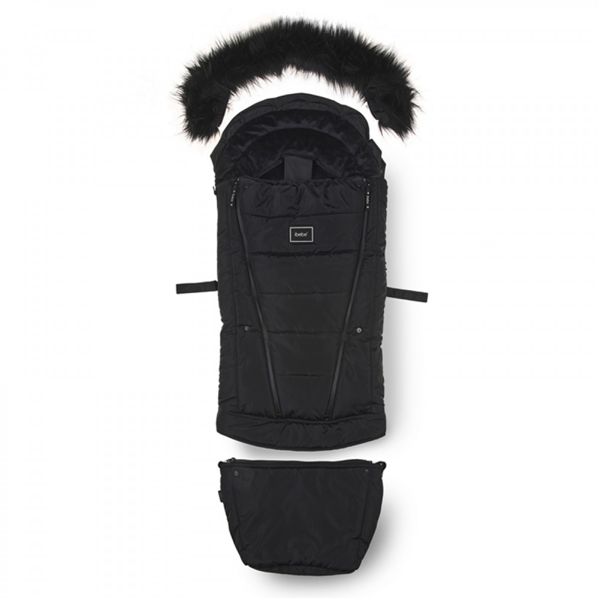 Αδιάβροχoς Ποδόσακος Καροτσιού iBebe Thermo Dark Green