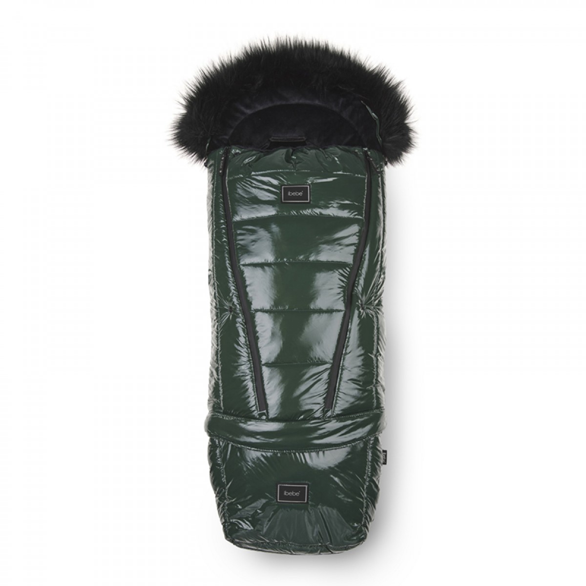 Αδιάβροχoς Ποδόσακος Καροτσιού iBebe Thermo Dark Green Gloss