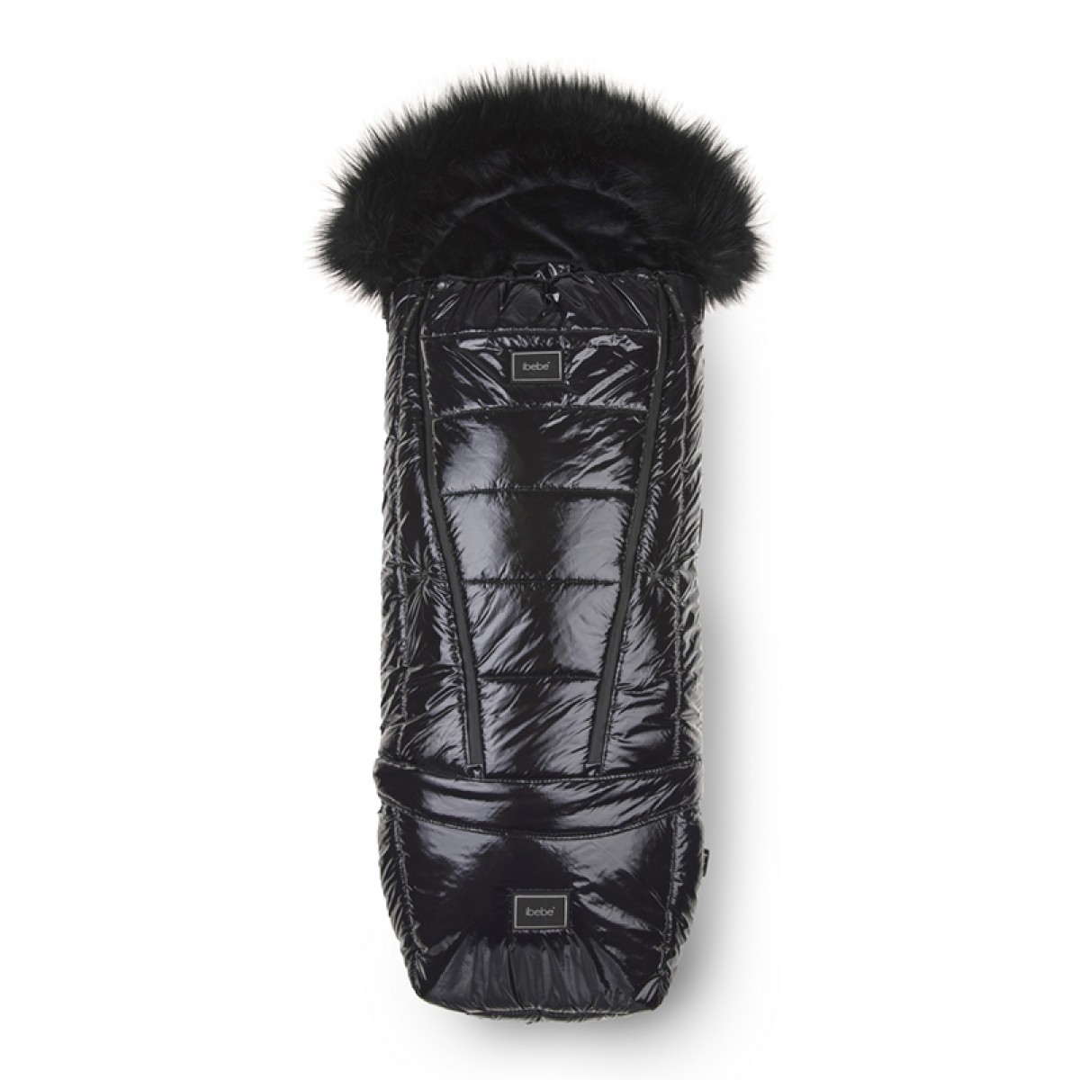 Αδιάβροχoς Ποδόσακος Καροτσιού iBebe Thermo Black Gloss