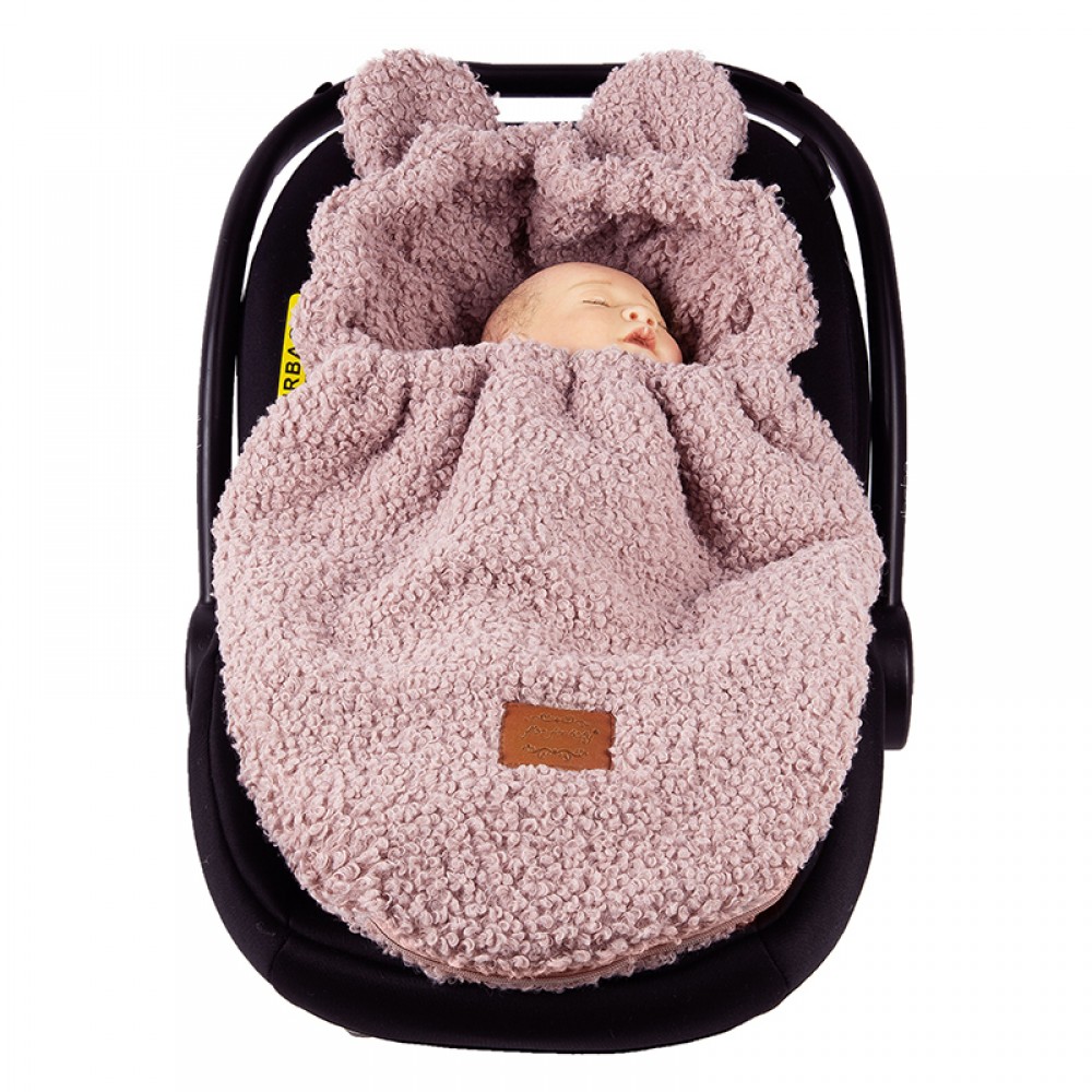 Ποδόσακος Καροτσιού / Καθίσματος Αυτοκινήτου iBebe Mini Me Lamb Pink