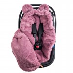 Ποδόσακος Καροτσιού / Καθίσματος Αυτοκινήτου iBebe Mini Me Velour Magenta
