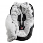 Ποδόσακος Καροτσιού / Καθίσματος Αυτοκινήτου iBebe Mini Me Velour Light Grey