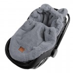 Ποδόσακος Καροτσιού / Καθίσματος Αυτοκινήτου iBebe Mini Me Velour Grey
