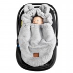 Ποδόσακος Καροτσιού / Καθίσματος Αυτοκινήτου iBebe Mini Me Velour Grey