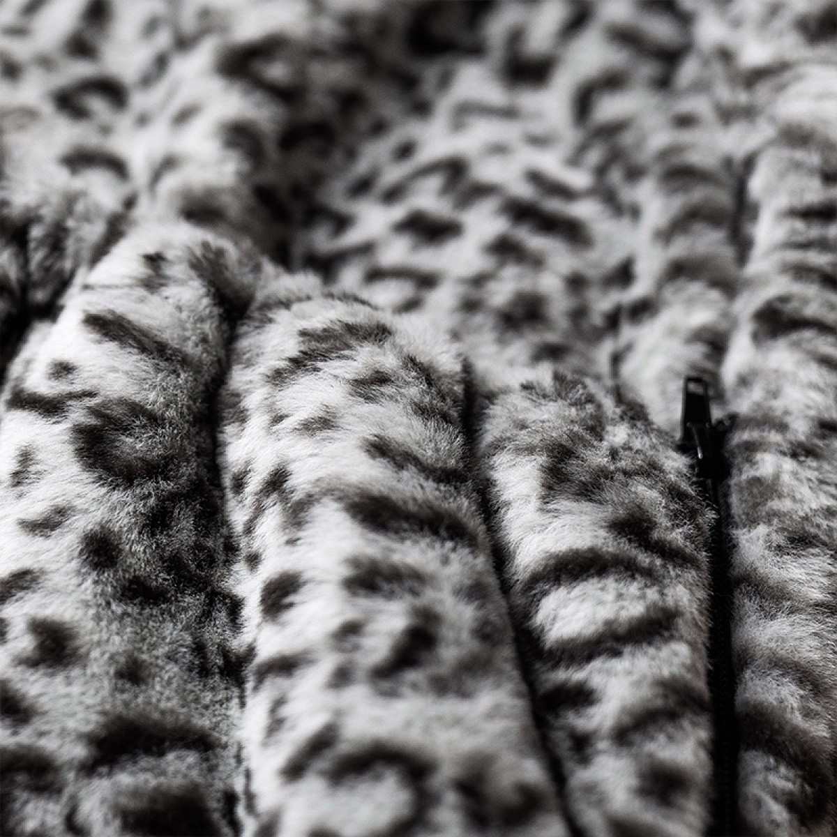 Ποδόσακος Καροτσιού / Καθίσματος Αυτοκινήτου iBebe Mini Me Velour Grey / Black Leopard