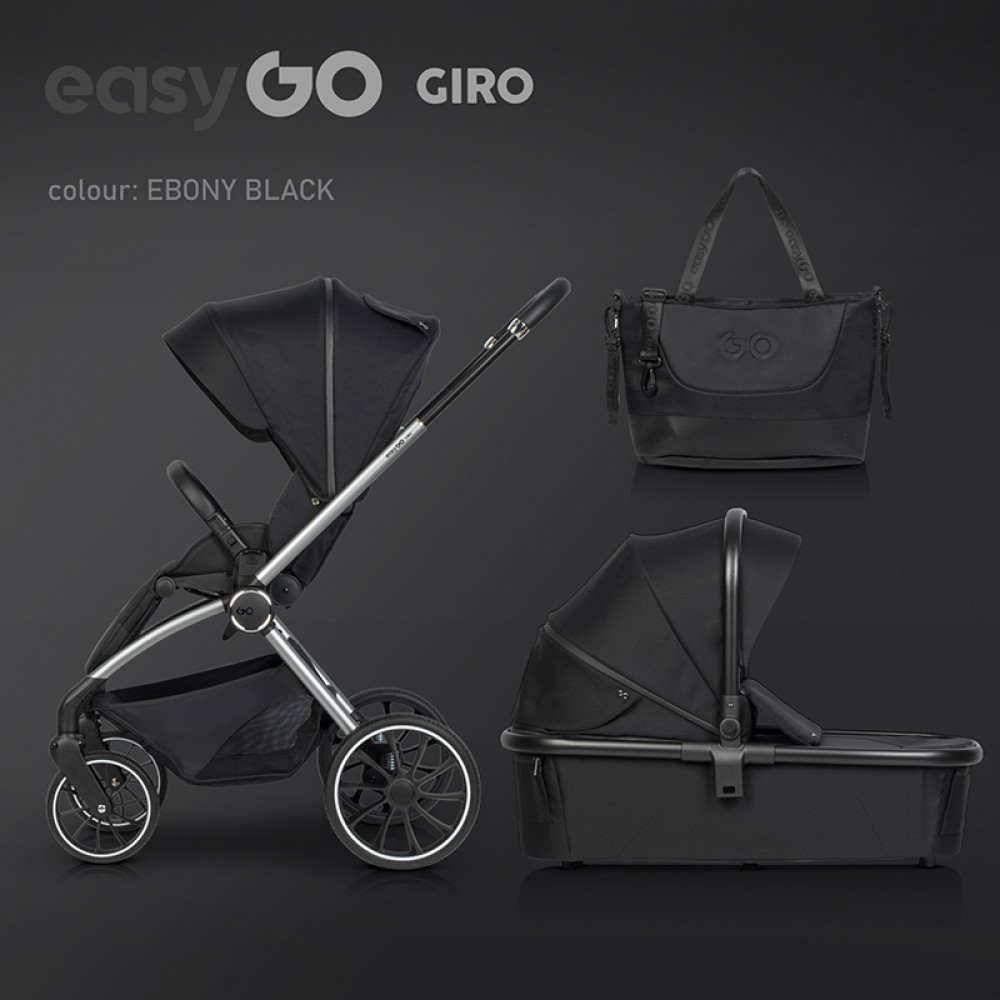 Πολυκαρότσι EasyGo Giro 2in1 Ebony Black