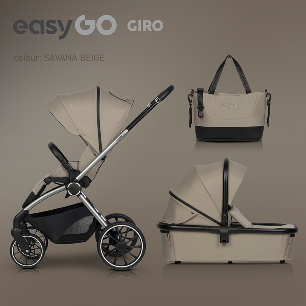 Πολυκαρότσι EasyGo Giro 2in1 Savanna Beige