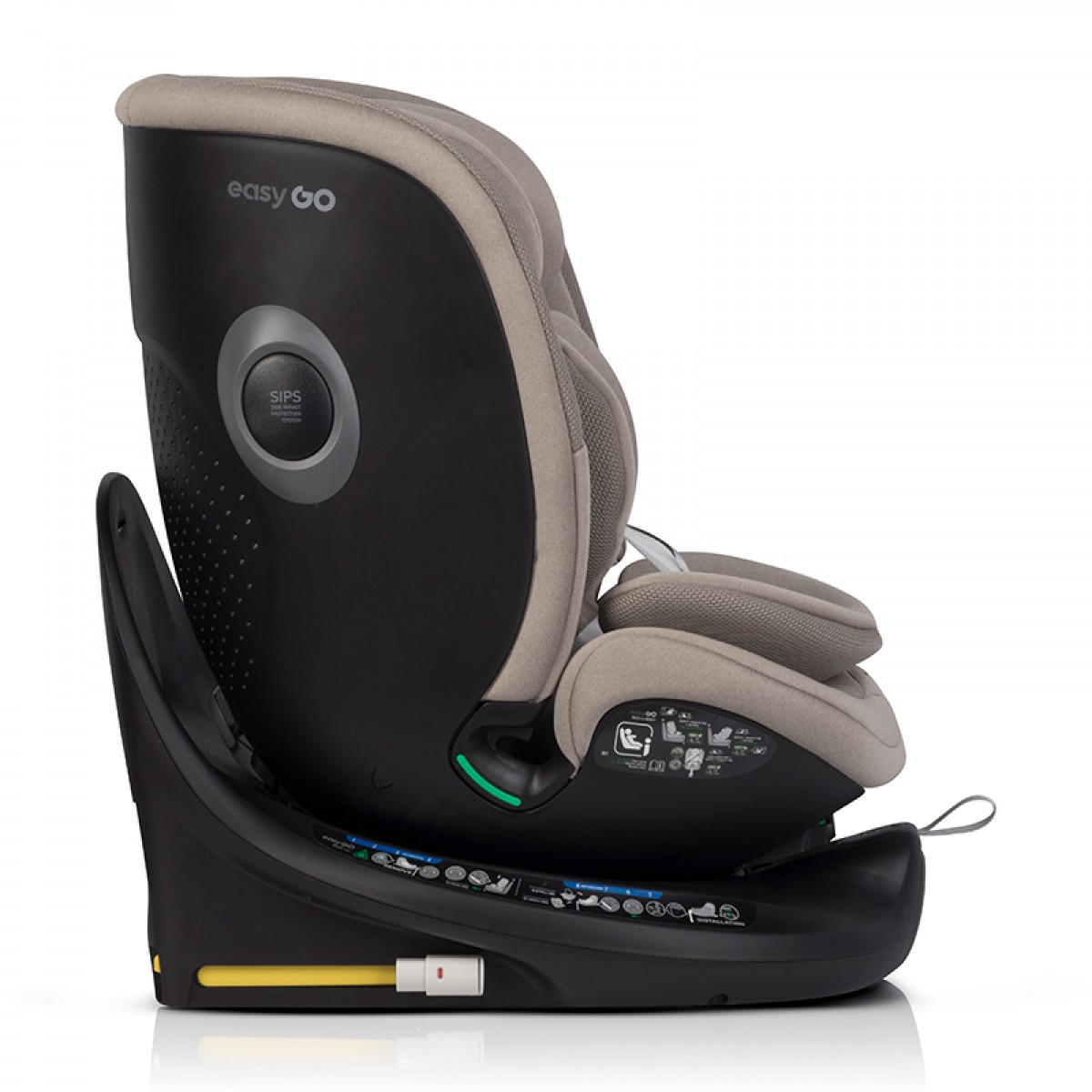 Kάθισμα Αυτοκινήτου Eurocart EasyGo Buz Pro Body Taupe