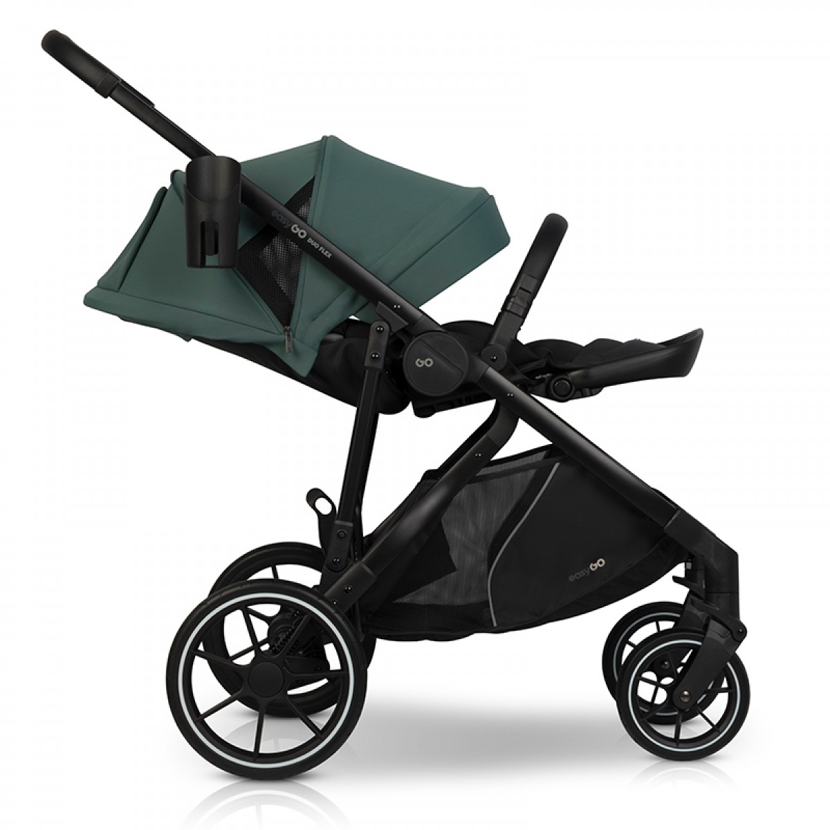Καρότσι Διδύμων Eurocart EasyGo Duoflex Sage Green (2+1)