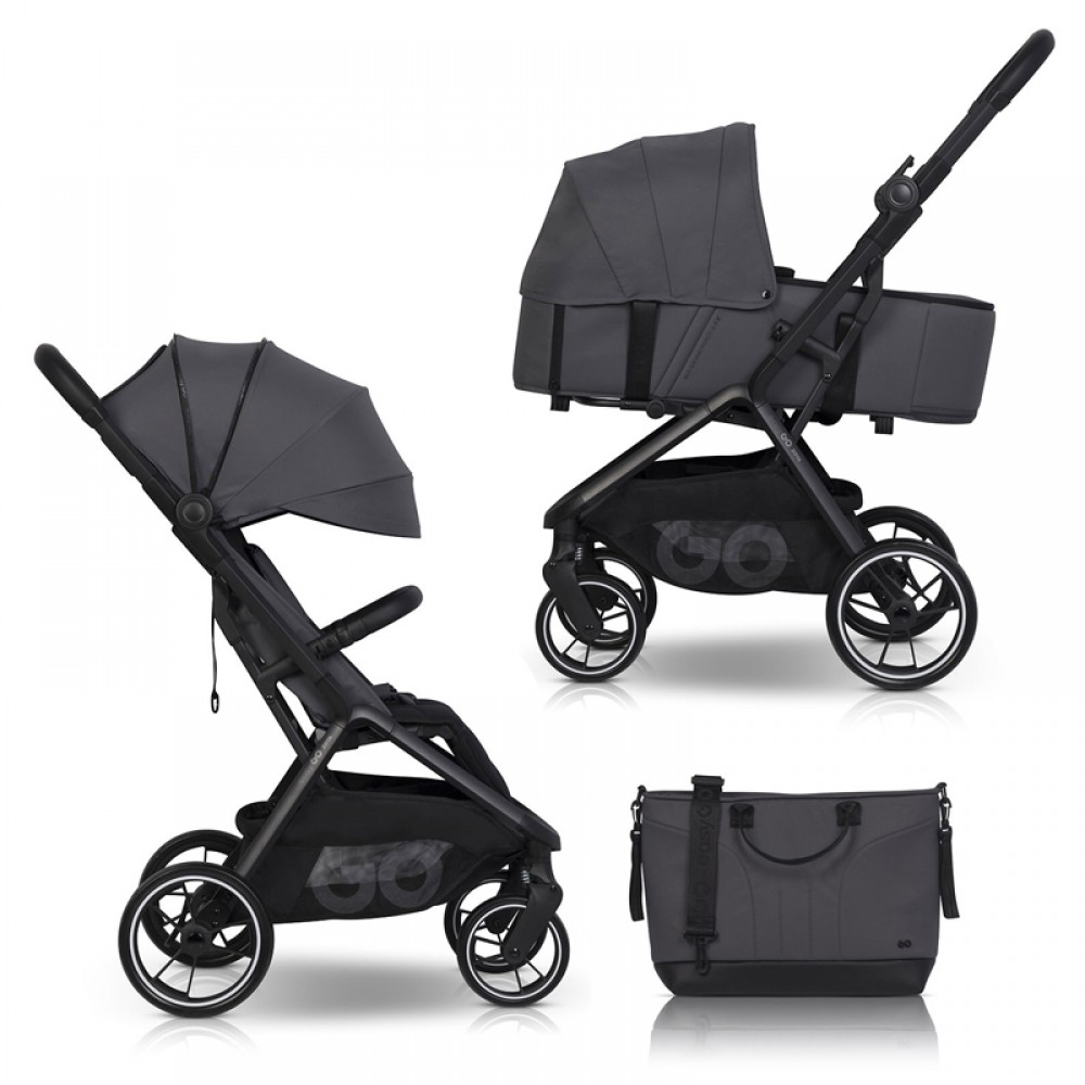 Καρότσι Eurocart EasyGo Zoya 2in1 Cloudy Grey