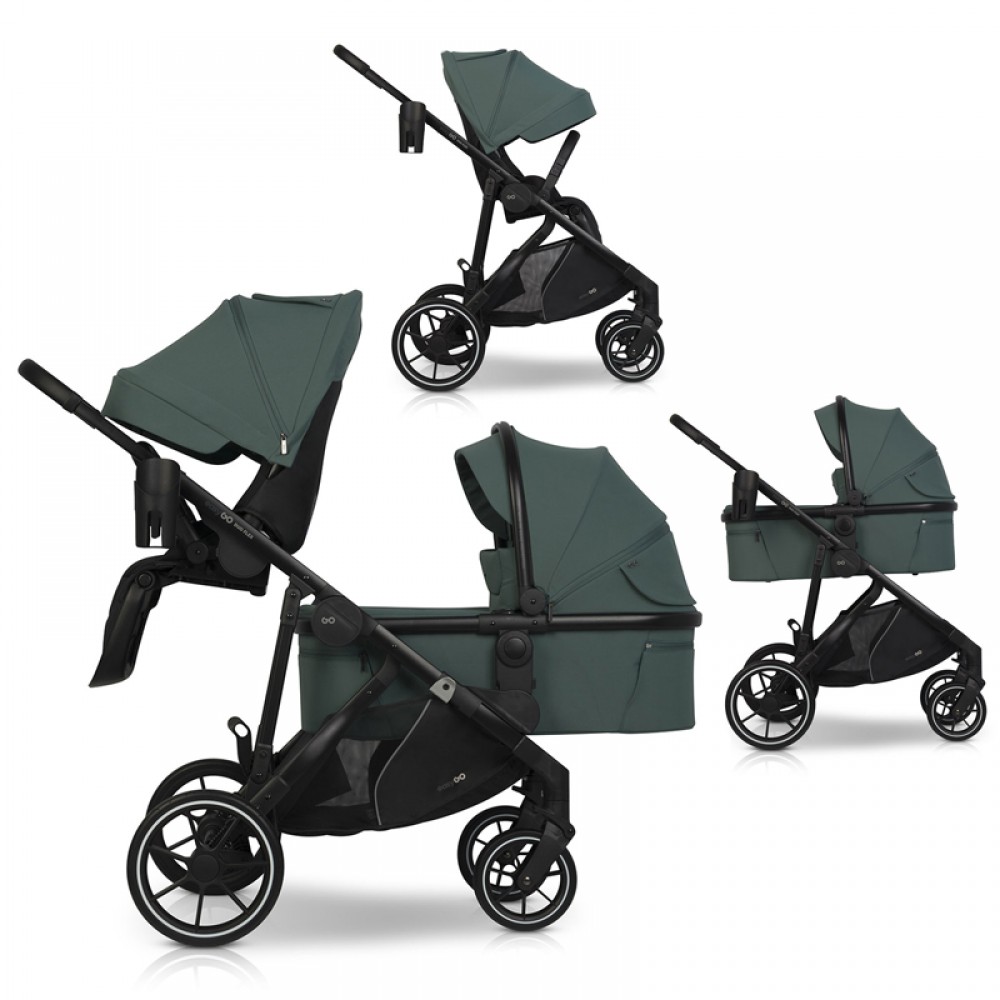 Καρότσι Διδύμων Eurocart EasyGo Duoflex Sage Green (1+1)