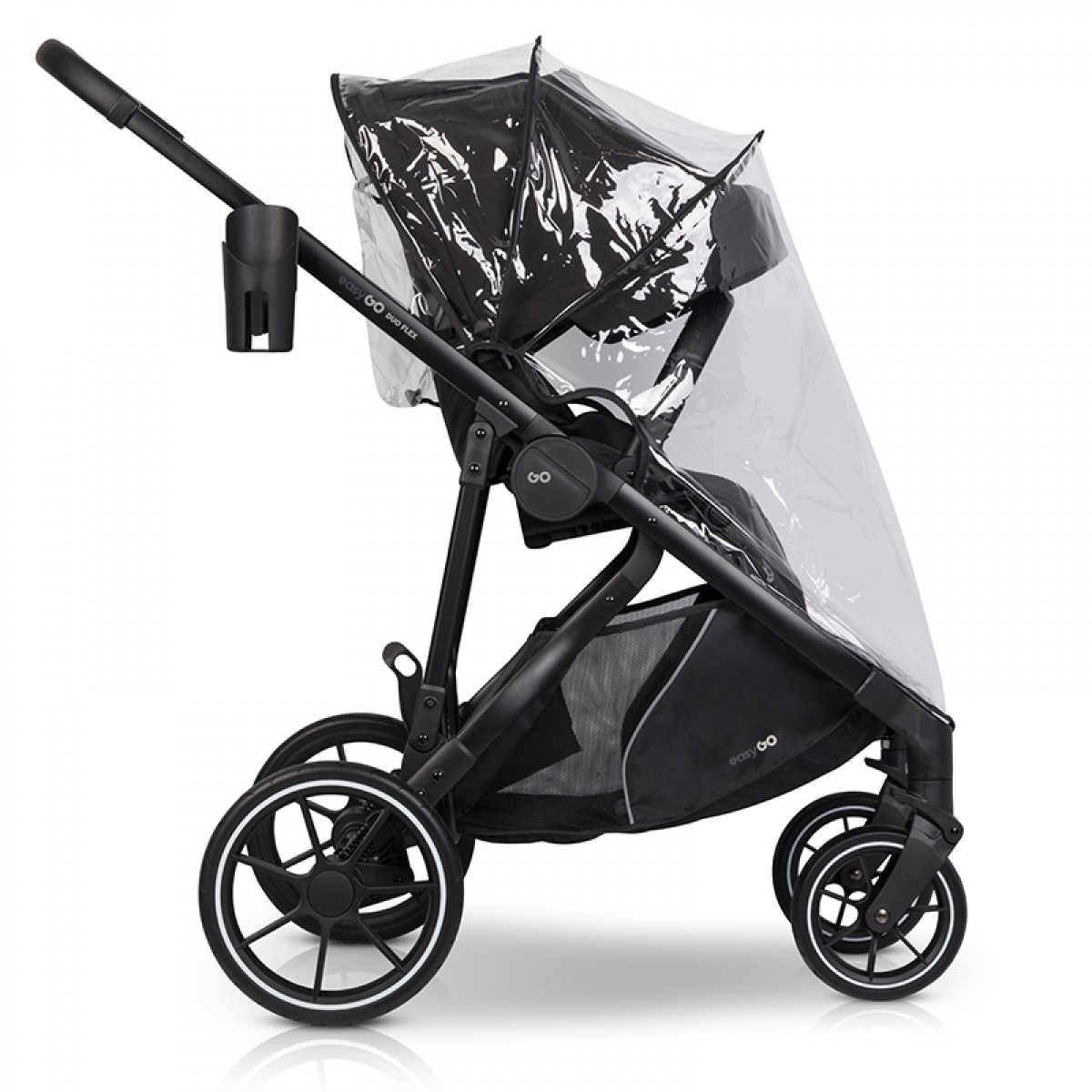 Καρότσι Διδύμων Eurocart EasyGo Duoflex Ebony Black (1+1)