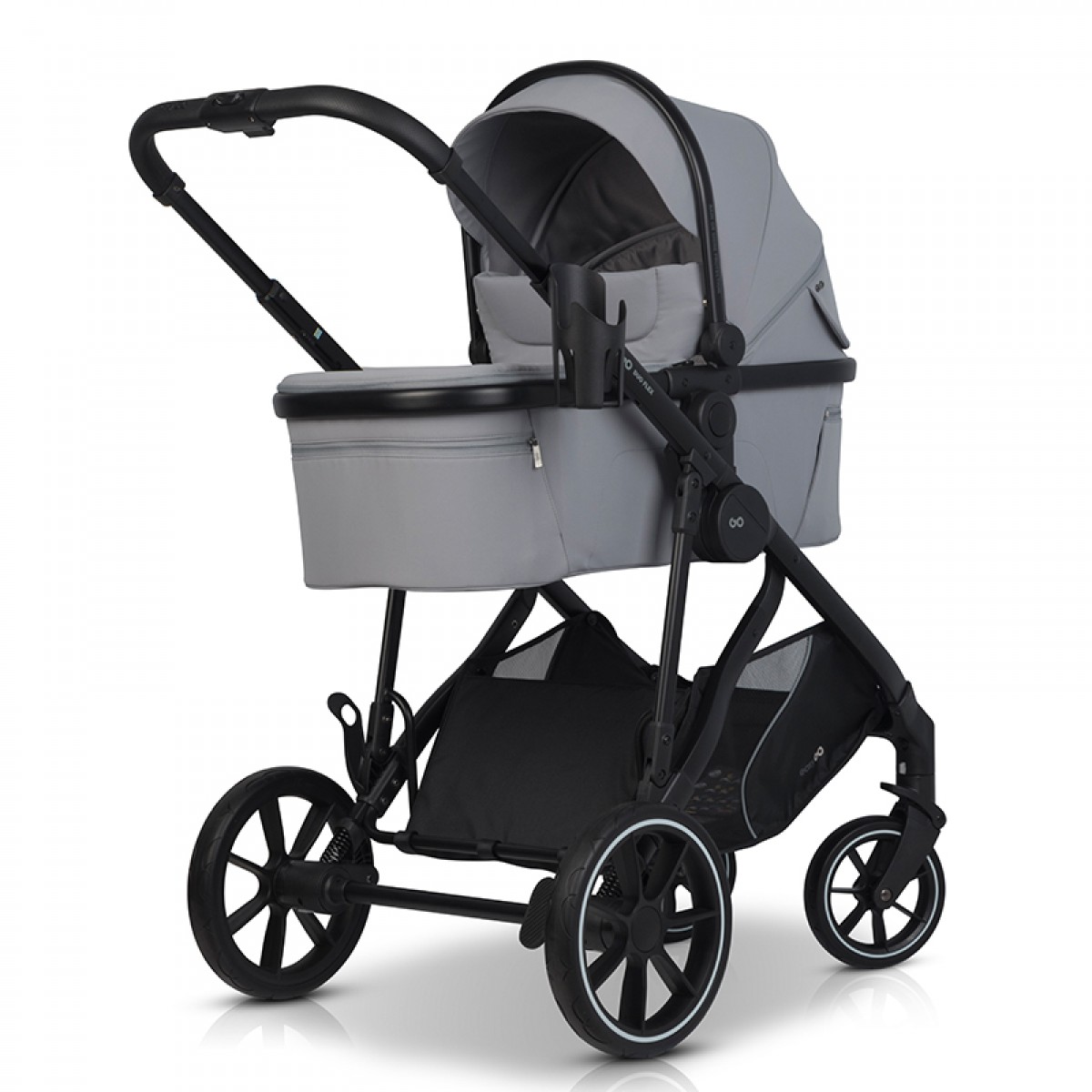 Καρότσι Διδύμων Eurocart EasyGo Duoflex Cloudy Grey (1+1)