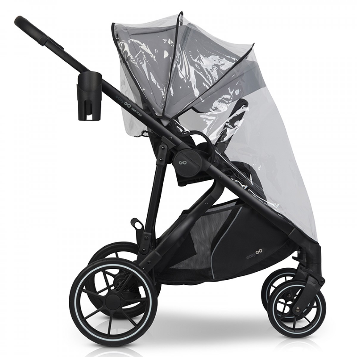 Καρότσι Διδύμων Eurocart EasyGo Duoflex Cloudy Grey (1+1)