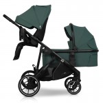 Καρότσι Διδύμων Eurocart EasyGo Duoflex Sage Green (2+2)
