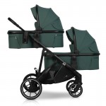 Καρότσι Διδύμων Eurocart EasyGo Duoflex Sage Green (2+2)
