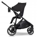 Καρότσι Διδύμων Eurocart EasyGo Duoflex Ebony Black (2+2)