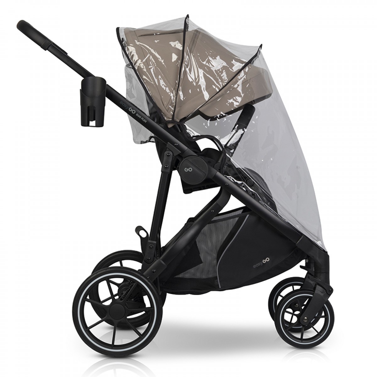 Καρότσι Διδύμων Eurocart EasyGo Duoflex Savana Beige
