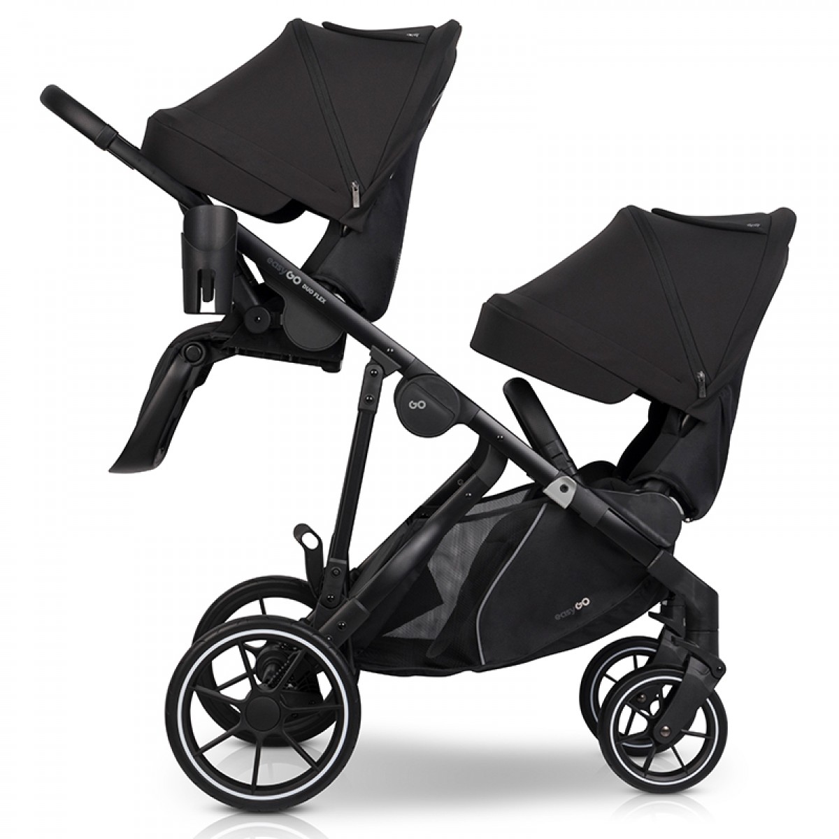 Κάθισμα Καροτσιού EasyGo Duoflex Ebony Black