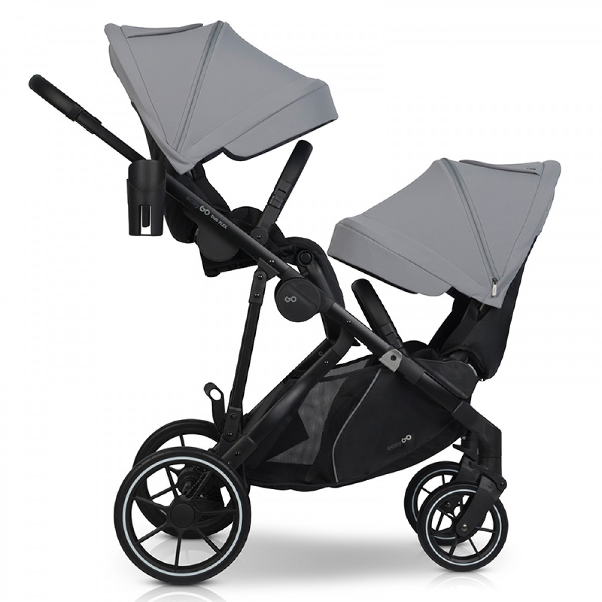 Κάθισμα Καροτσιού EasyGo Duoflex Cloudy Gray
