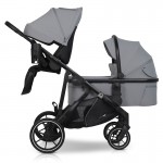 Πορτ-μπεμπέ Εurocart EasyGo Duoflex Cloudy Gray