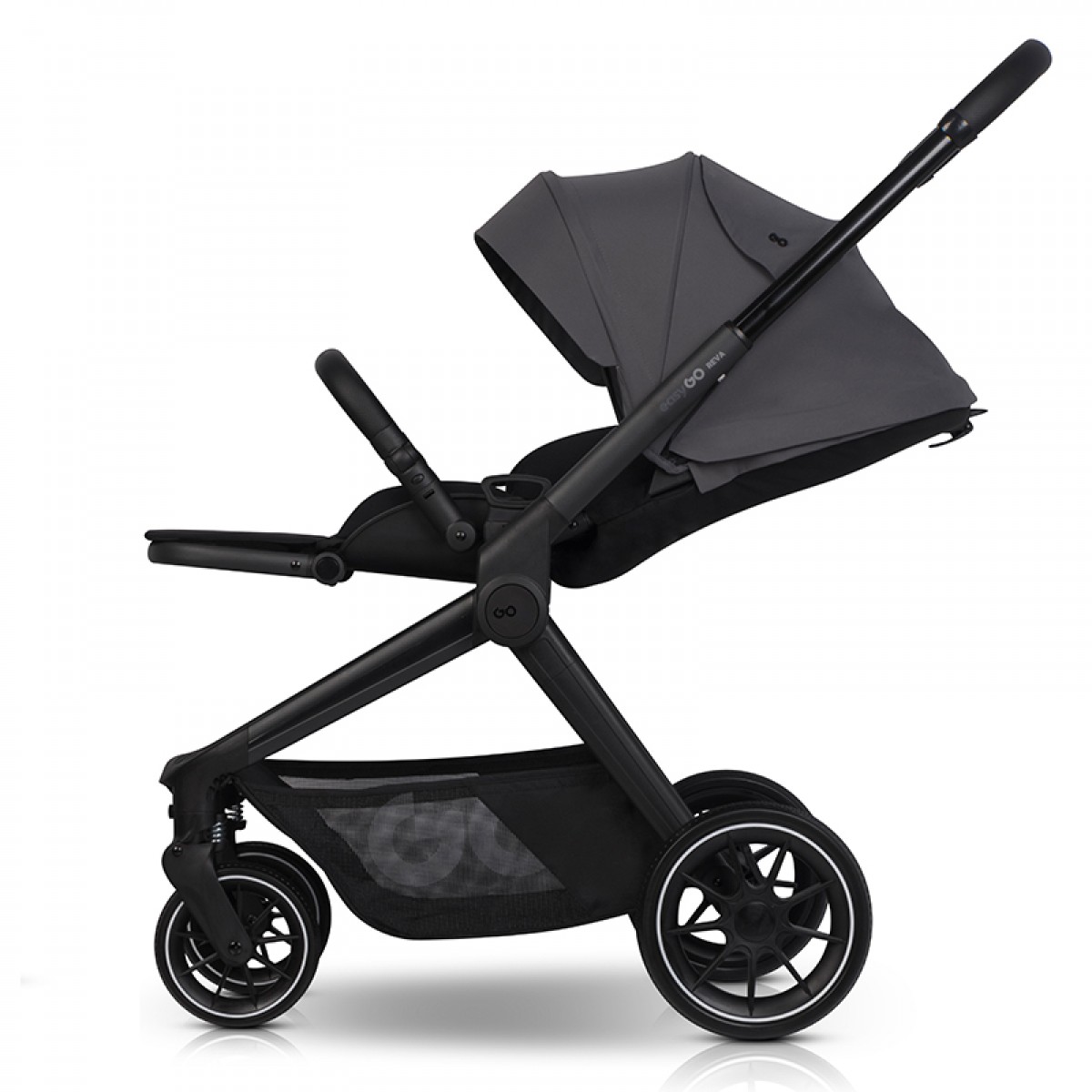 Καρότσι Eurocart EasyGo Reva 2in1 Cloudy Gray