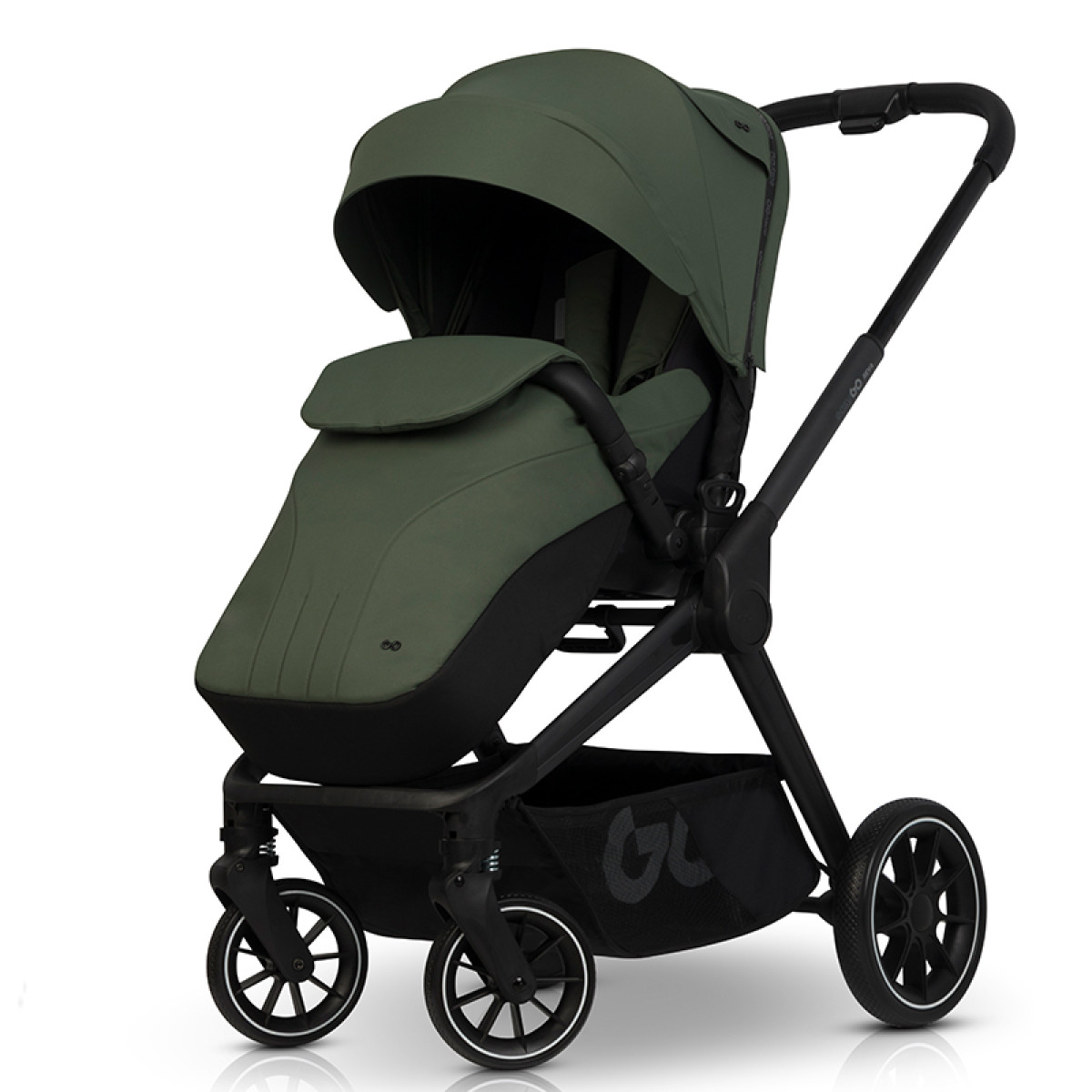 Καρότσι Eurocart EasyGo Reva 2in1 Jungle Green Καρότσι Eurocart EasyGo Reva 2in1 Jungle Green