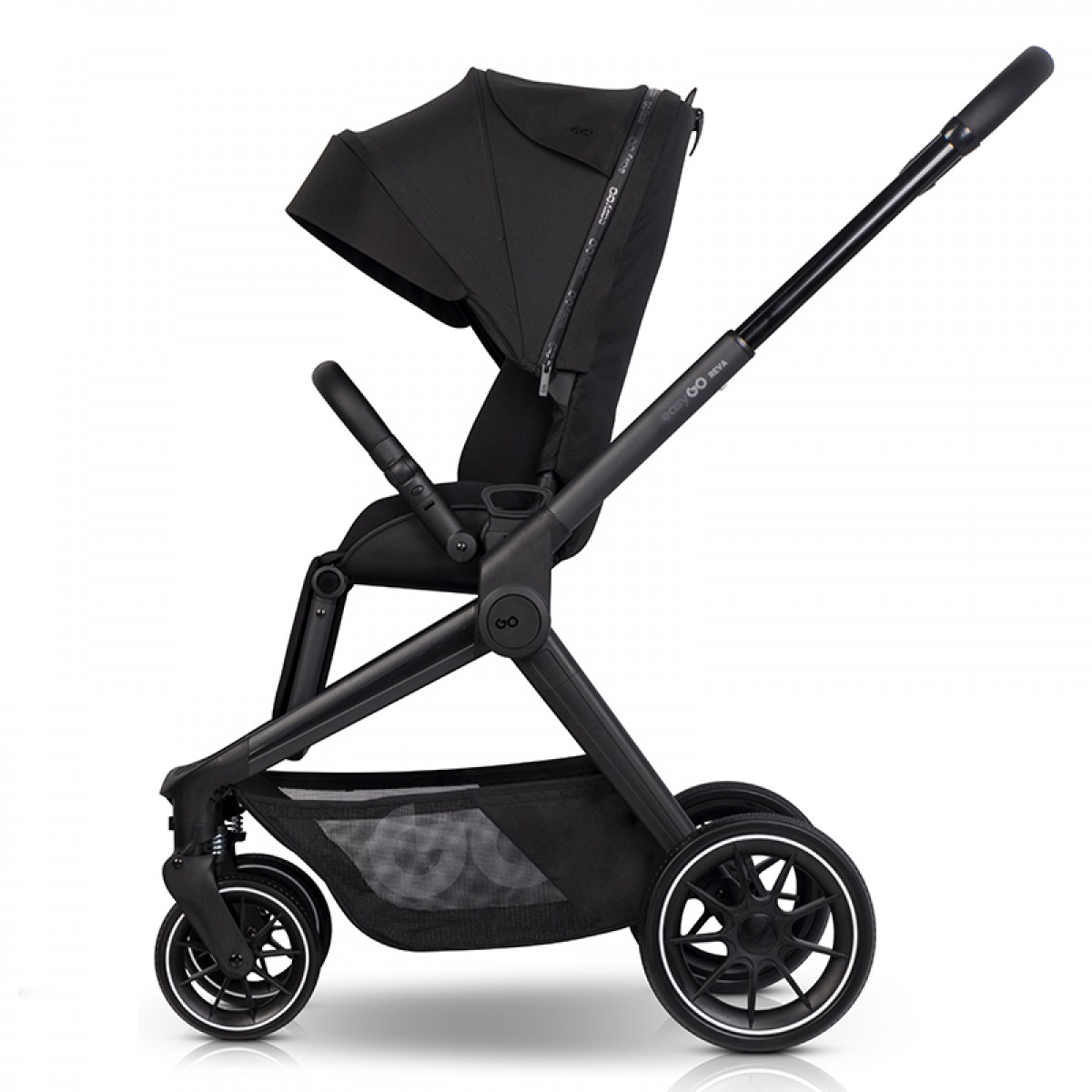 Καρότσι Eurocart EasyGo Reva 2in1 Ebony Black
